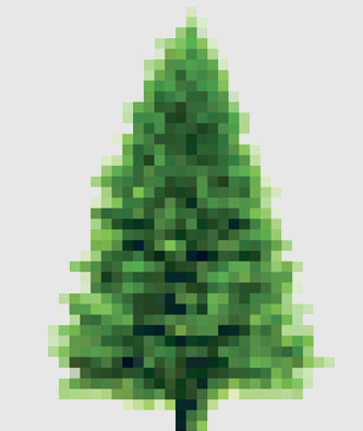 Pixelated-Tree